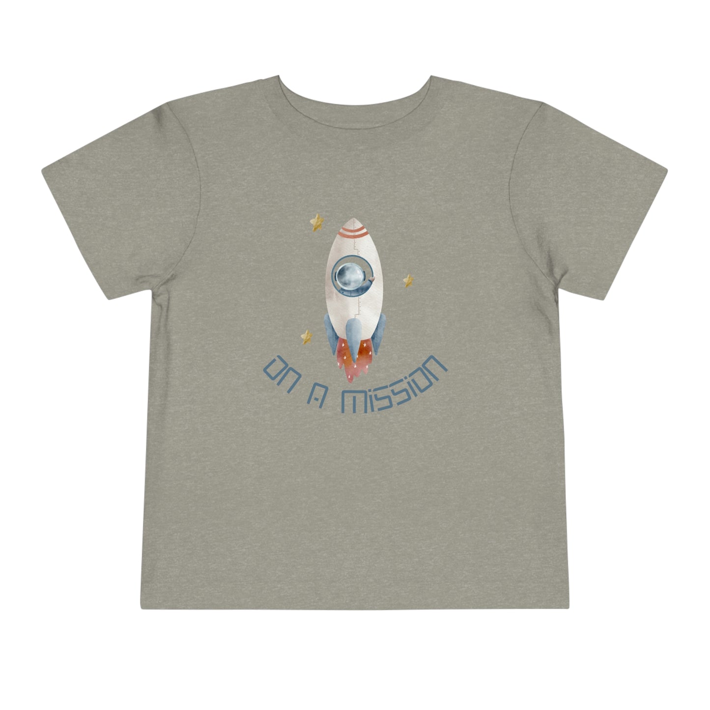 On a Mission Rocket Toddler Short Sleeve Tee